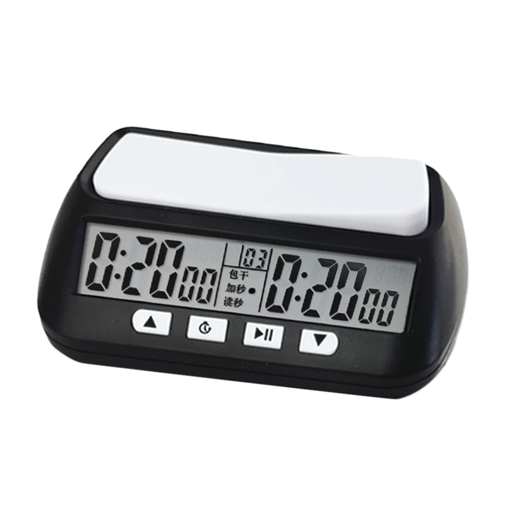 Professional YS-902 Chess Game Clock Count Up Down Timer Chess Game Black