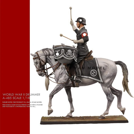 Ancient Cowboy Horse Resin Unassembled Figure Model Kit Unpainted Scale 1/32 