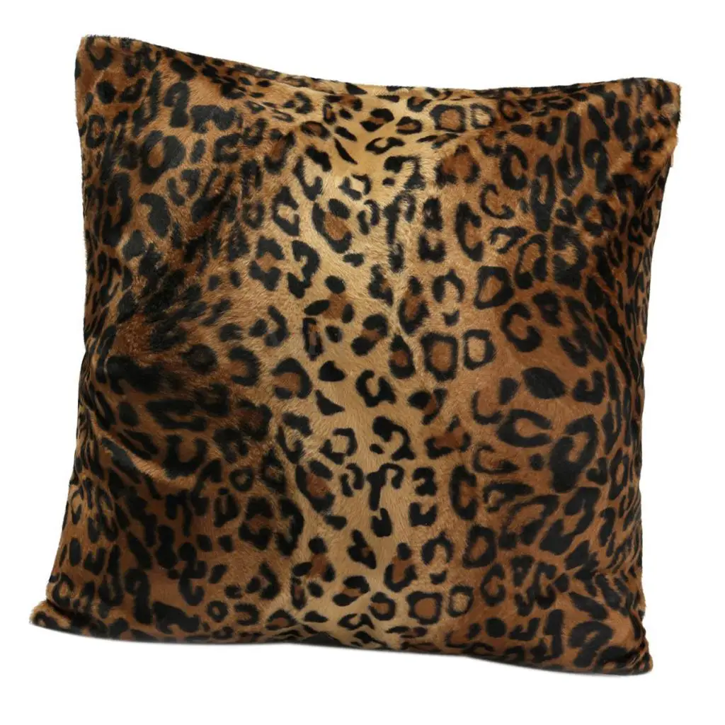 2x Home Decorative Animal Zebra Leopard Print Throw Pillow Case Cushion Cover
