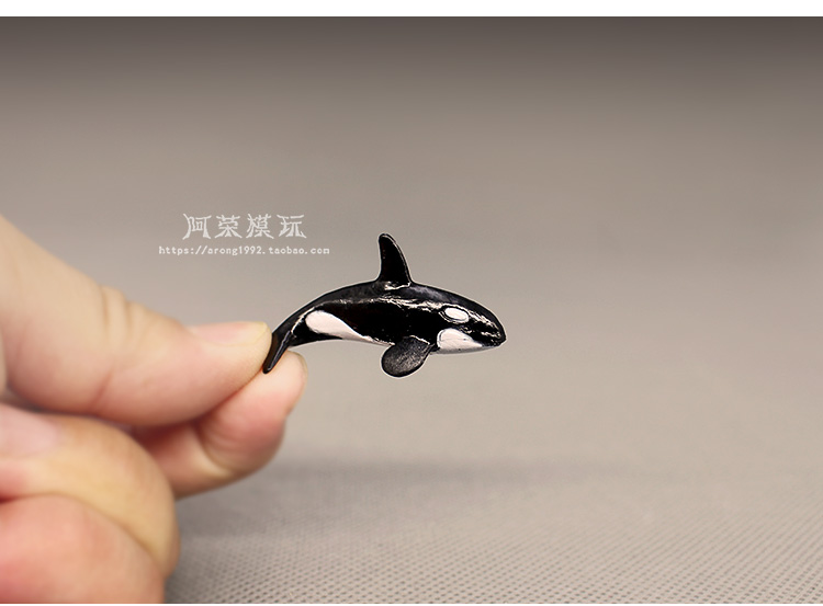 Miniature Decor Oceans Animal Model Small Beluga Killer Whale Sea Turtle Aquarium blue whale Fish Tank Accessories Figurine Toys