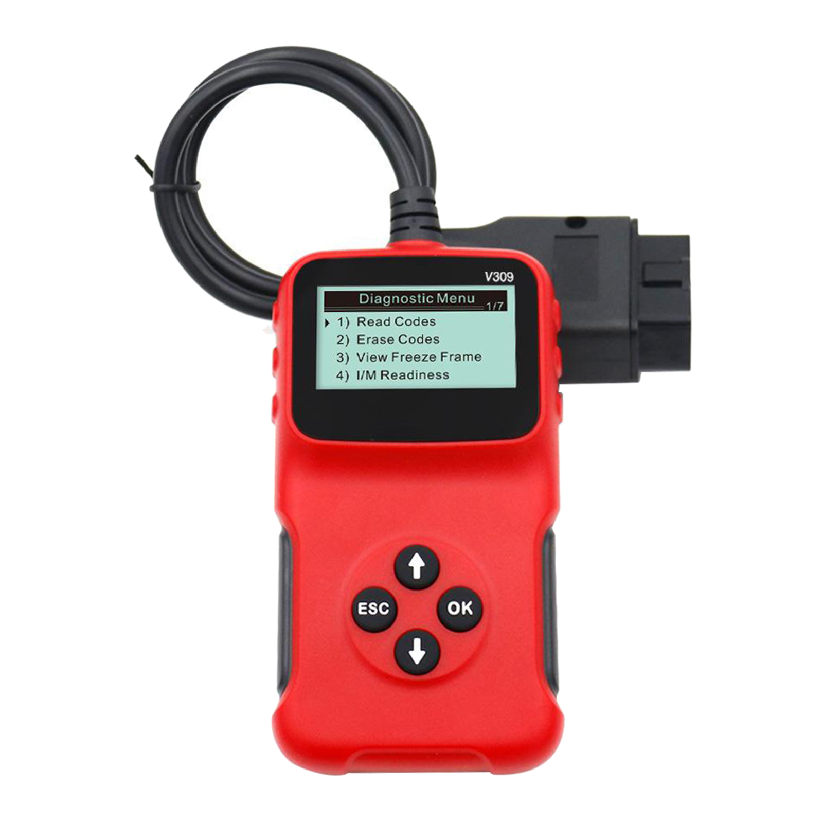  V309 OBD 2 OBDII Car Auto Diagnostic Tool Interface Scanner OBD Code Reader Car Check Engine Fault Diagnostic Tool