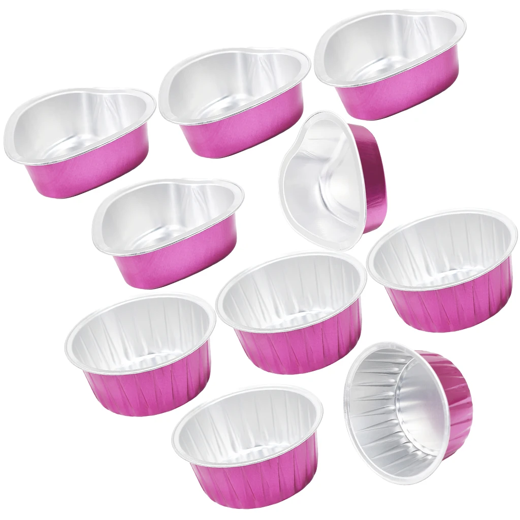 Pack of 10 Hair Removal Bean Bowl - Disposable Melting Wax Pots for Heater -