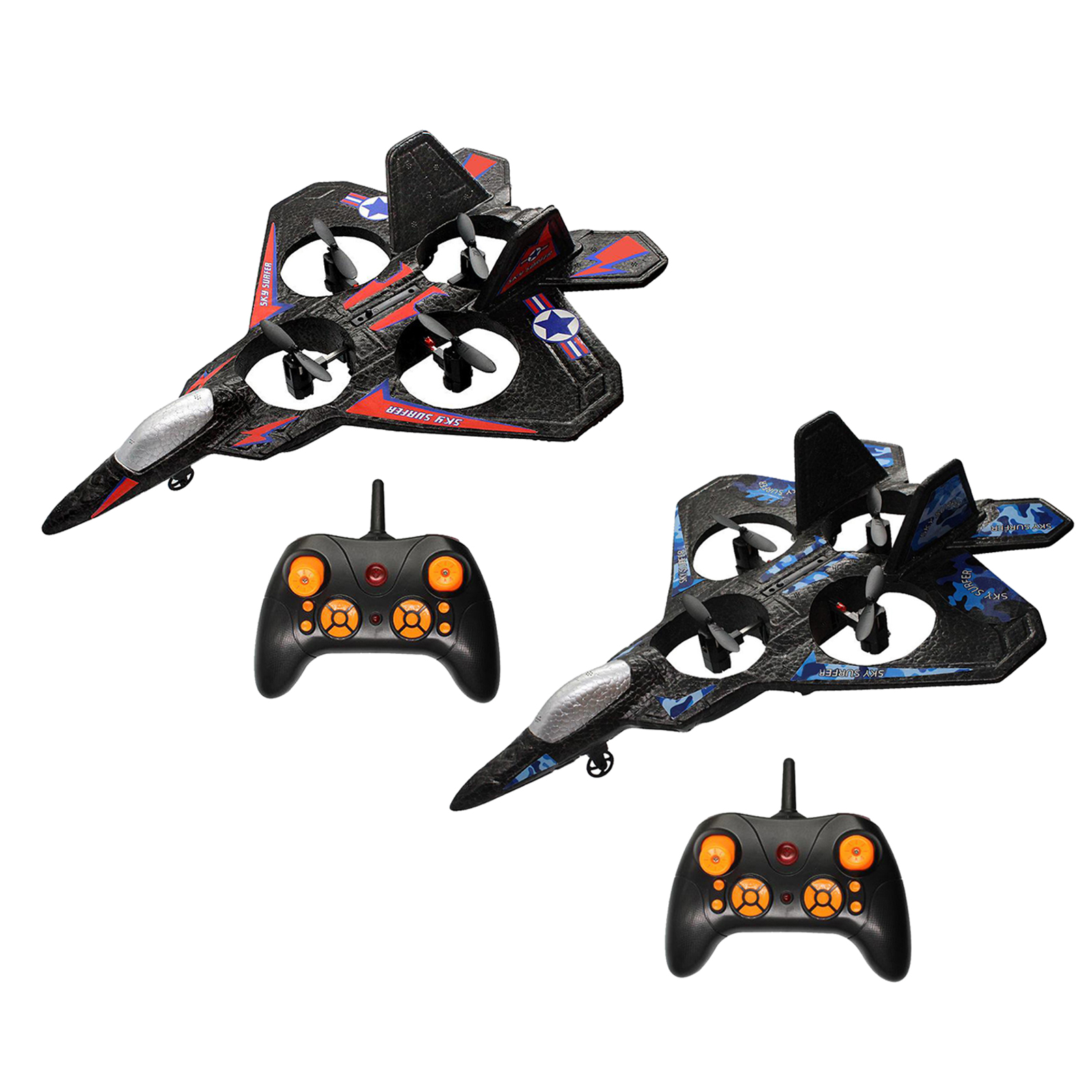 Fixed-wing 2.4G 6CH Remote Control Aircraft RC Airplane Fighter Model Toy
