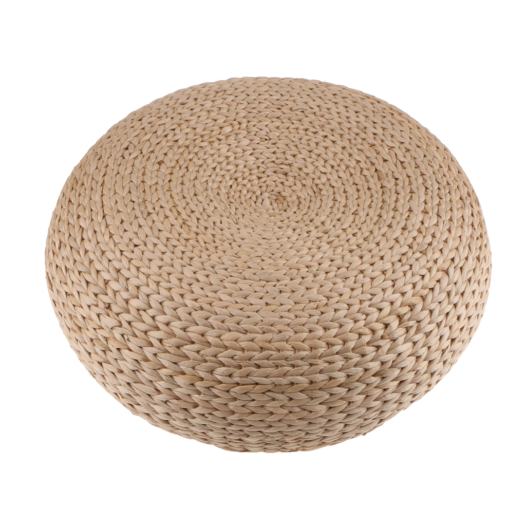 Japanese Style Handmade Straw Woven Seat Cushion Tatami Dia. 40cm (15.75')
