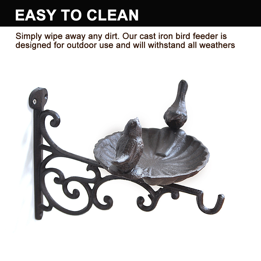 livre birdbath rustproof com suporte fixado na