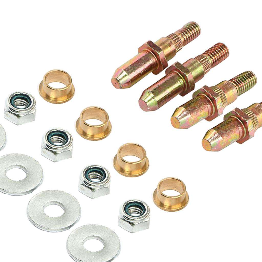 Door Hinge Pin and Bushing Kit - 4 Pins 2 Door for GMC For Chevrolet for Chevy Truck SUV