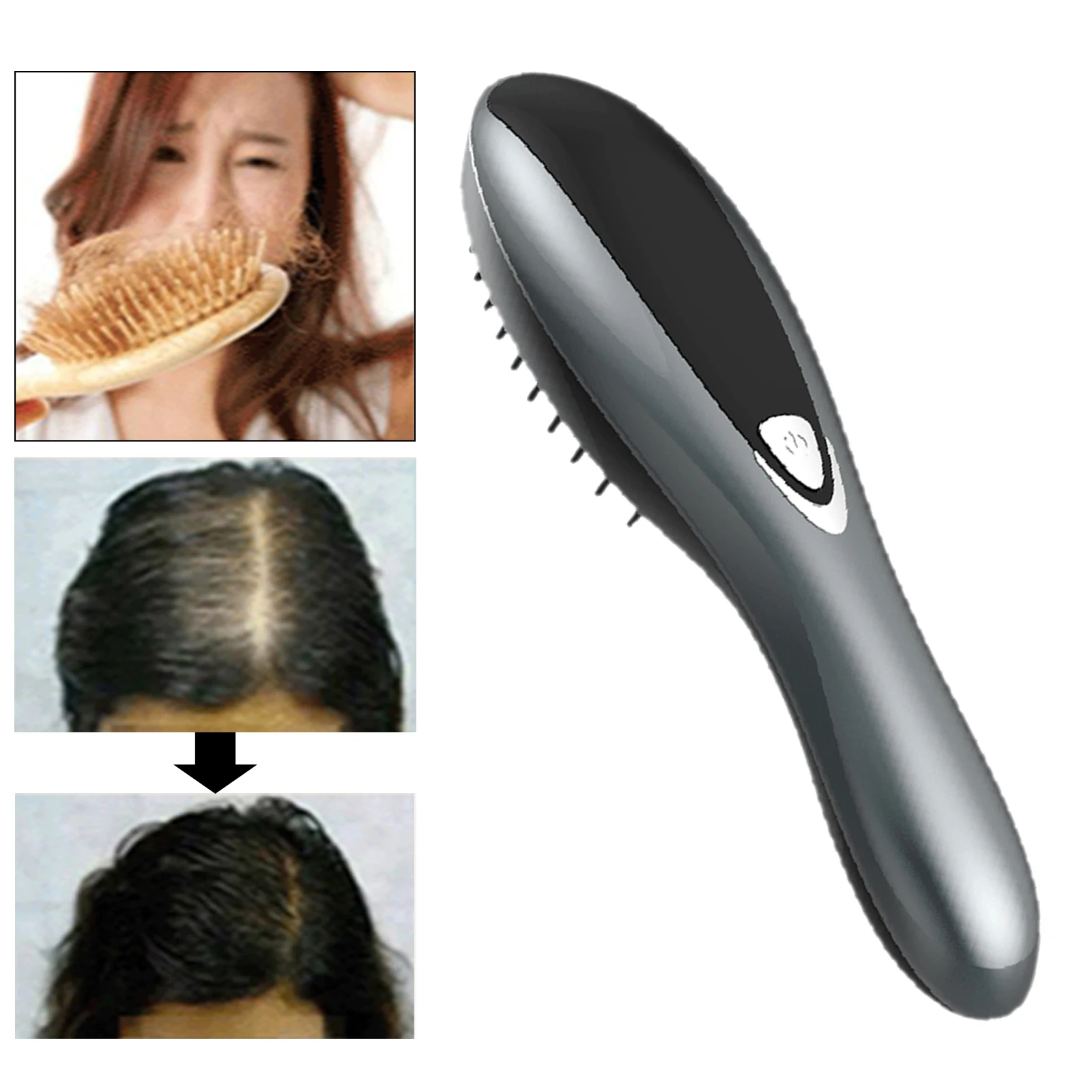 Hair Styling Electric Massage Comb Liquid Guiding Comb Relax for Man Woman Vibrating Hair Growth Brush Hair Car Relief Stress