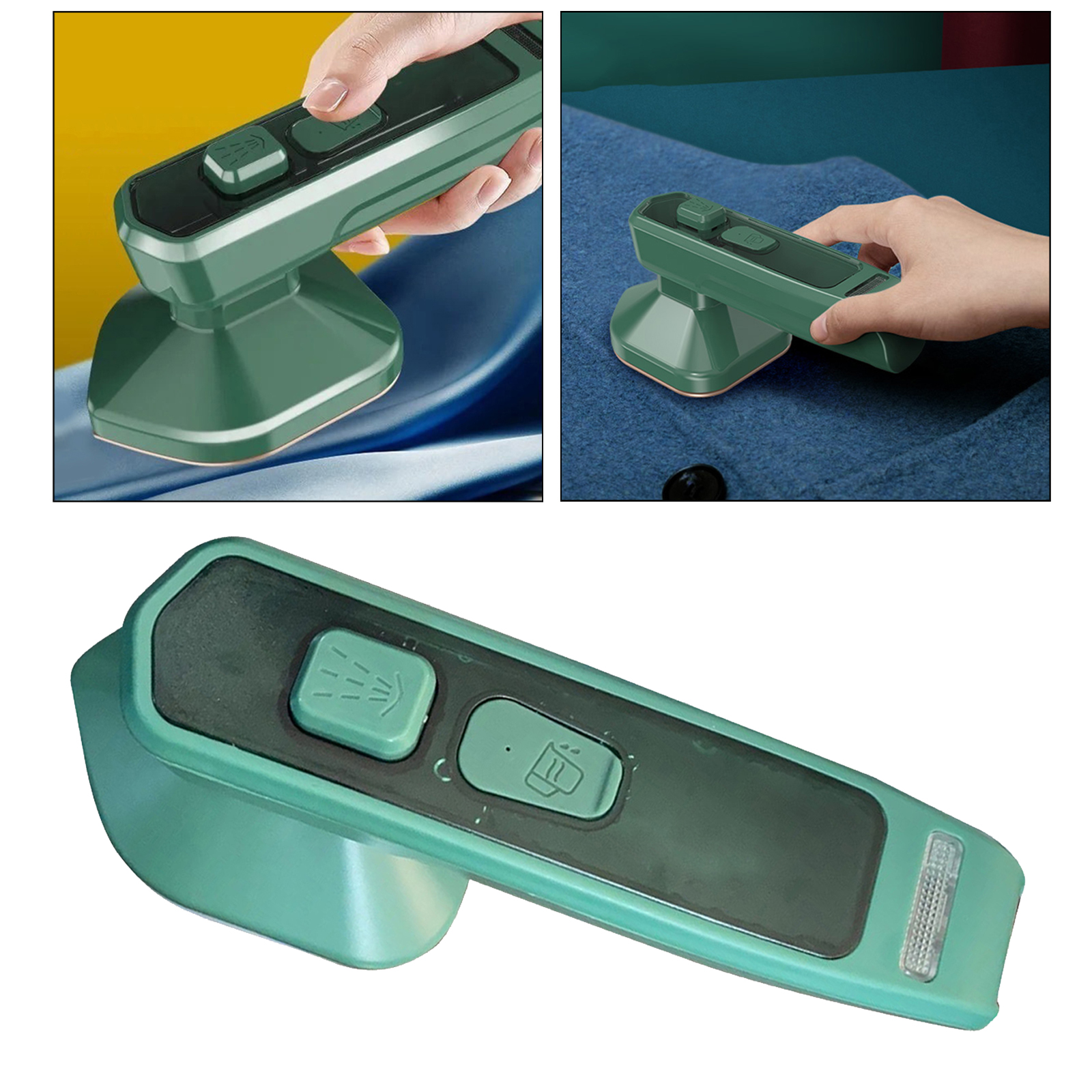 Handheld Heat Press Electric Iron Machine for Clothes Trousers Hats Portable for Home Travel Business Trip 220V, EU Plug