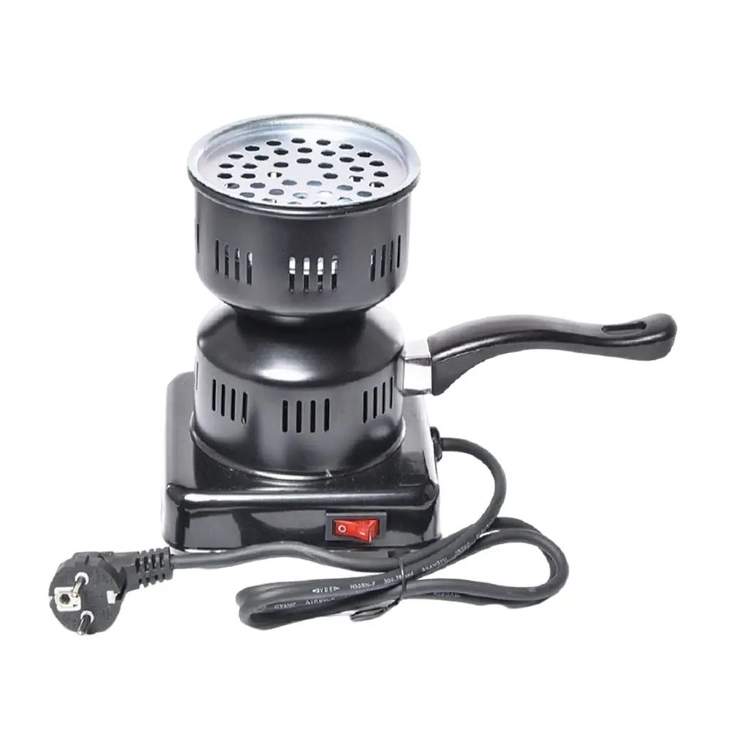 Electric Charcoal Starter Stove, Multi-purpose Shisha Heater, Quick Heating Coal Burner 220V 600W Plug Cable for BBQ Tool