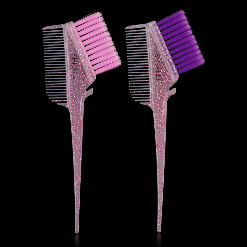 Best of Galaxy Glitter Hair Color Brushes Rounded Hair Color Brush Hair Dye Brush And Comb For Hair Dye And Root Touch Up Reviews & Tips