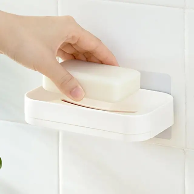 Soap dish - Wall mounted - White bone china and Brass - Model TB36 -  BATHROOM - VillaHus