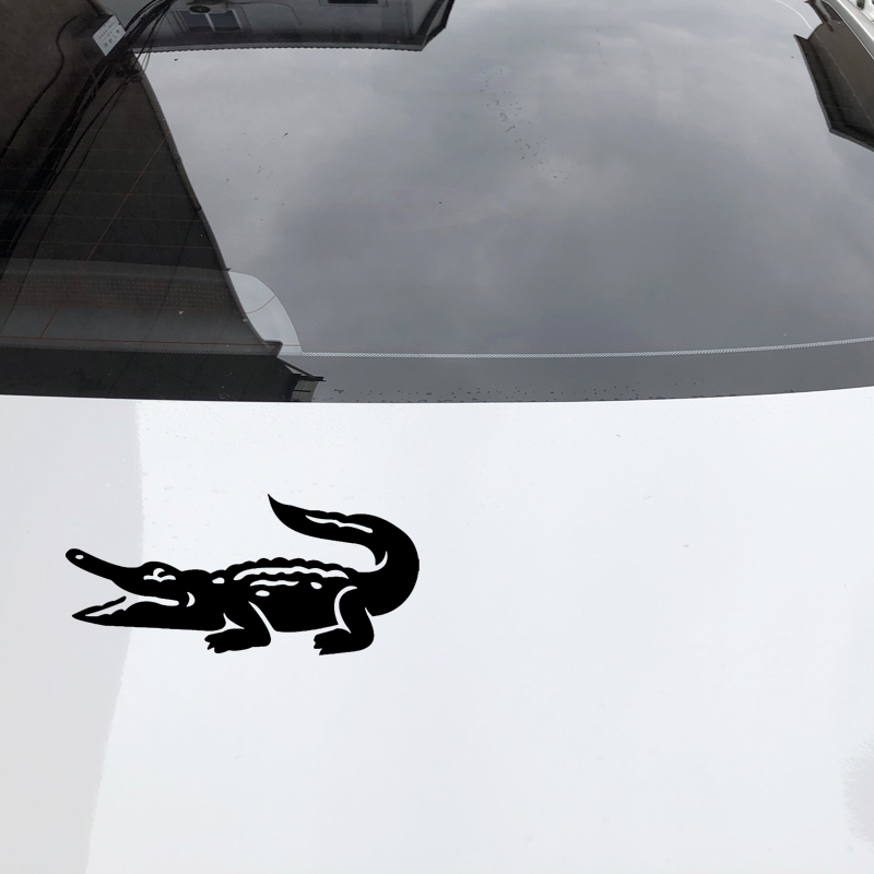 Auto Aufkleber Personalisierte Kreative Aufkleber Krokodil Auto Dekoration Wasserdicht und Sonnencreme PVC 17*8cm – Detail 3