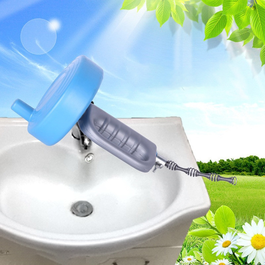 10m Plumbing  Sink Clog Remover Hook Steel Cable Sewers Hand Tool