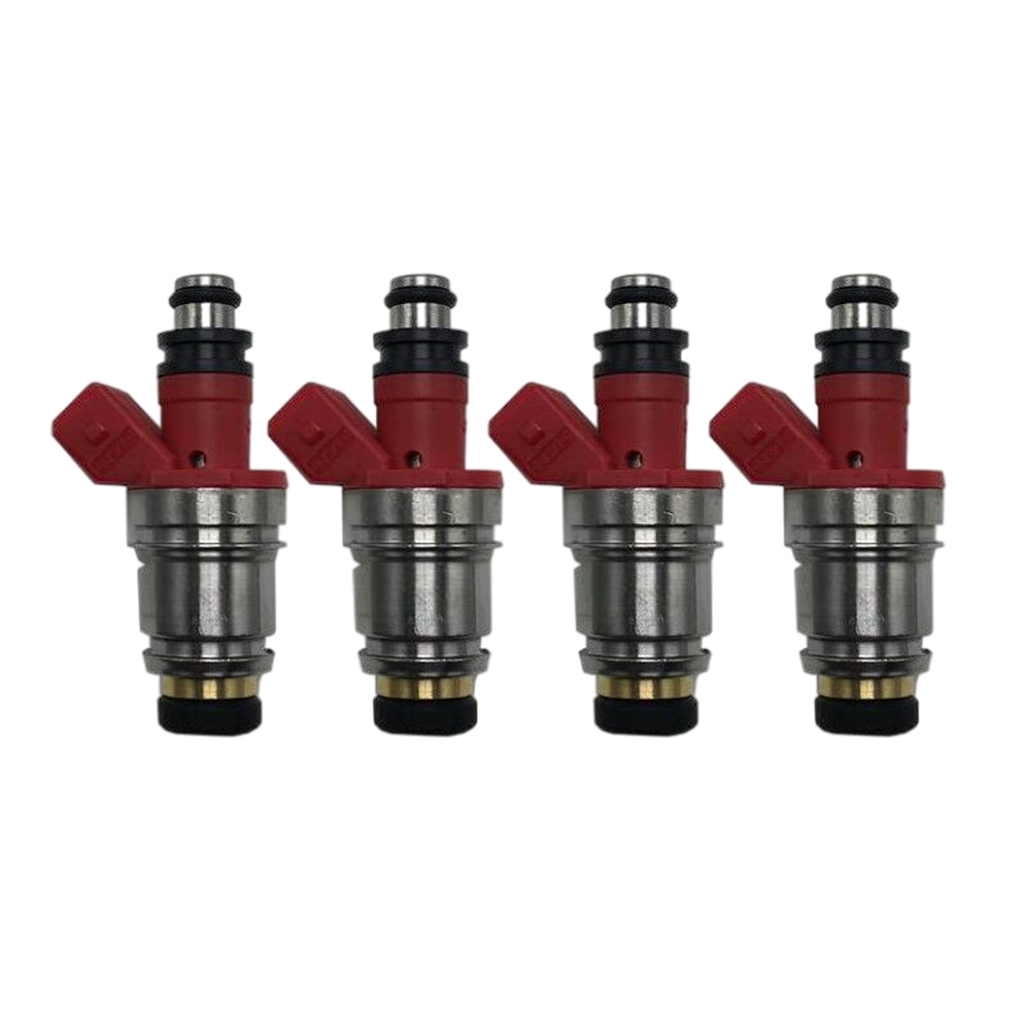 Set of 4 New Fuel injectors 16600-86G00 Replacements for Nissan D21 Pickup 2.4L high reliability and high performance