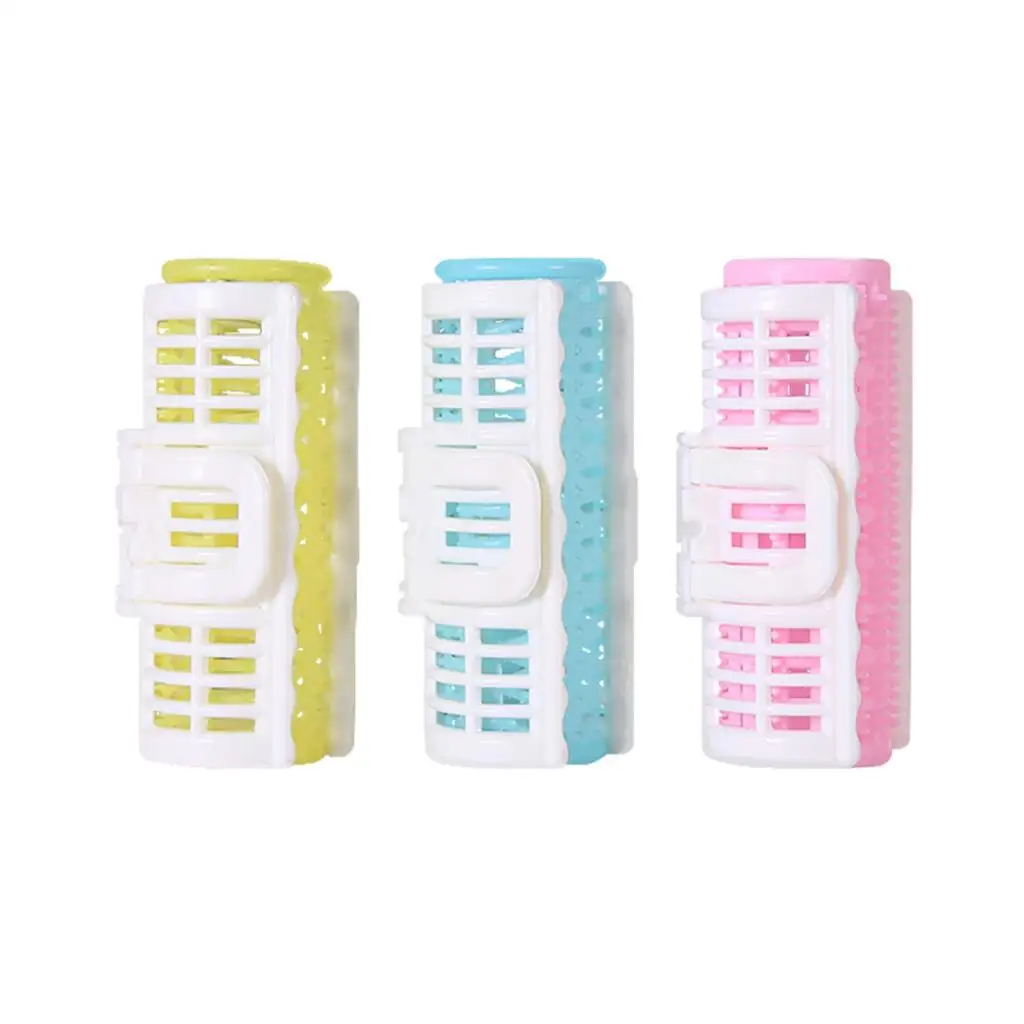 3Pcs Plastic Hair Bangs Roller No Barber Salon DIY Pin Curls Curlers Clips 3Pcs Plastic Hair Bangs Roller No Barber Salon DIY Pin Curls Curlers Clips