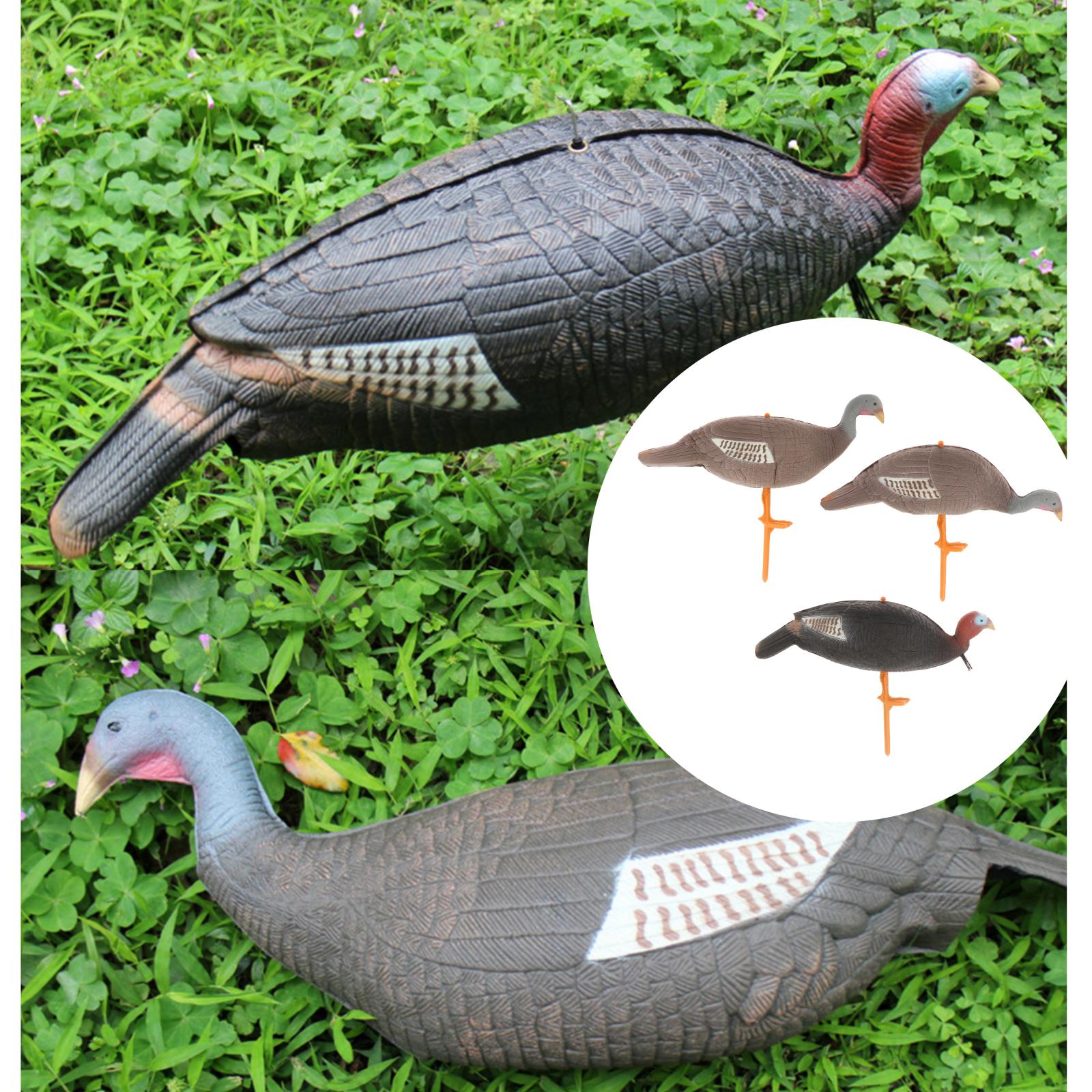 Pond Outdoor Inflated Mallard Turkey Decoy Hunting Hunting Bait Lure Animals Turkey Decoys Camping Decor Ornament
