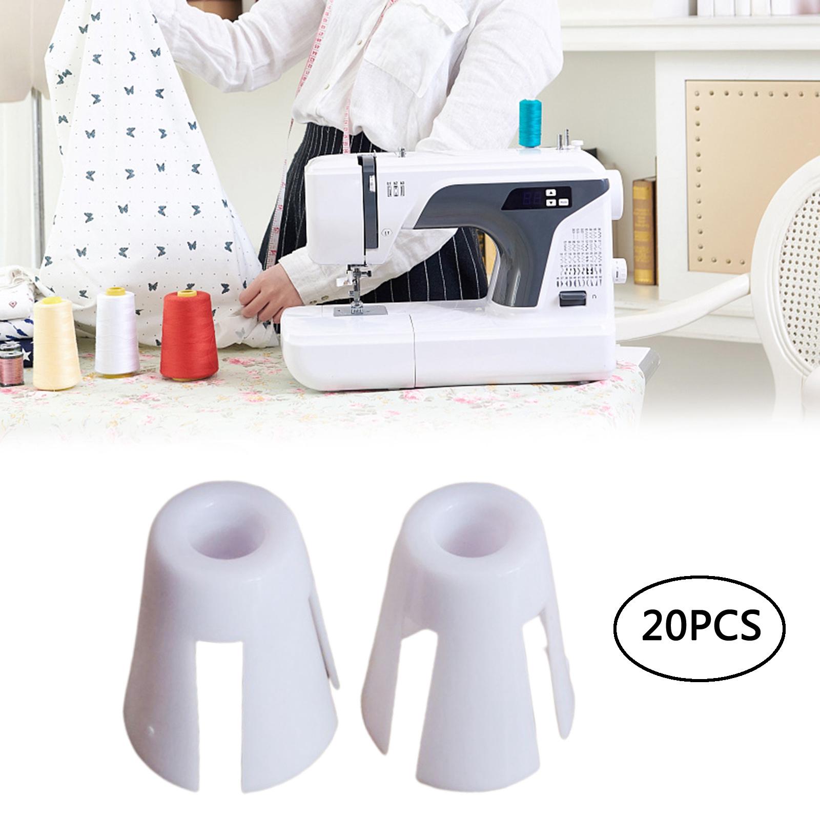 20Pcs/lot Plastic Coil Claw Thread Spool Cone Holder For Overlock Serger Sewing Diy Machine Accessories