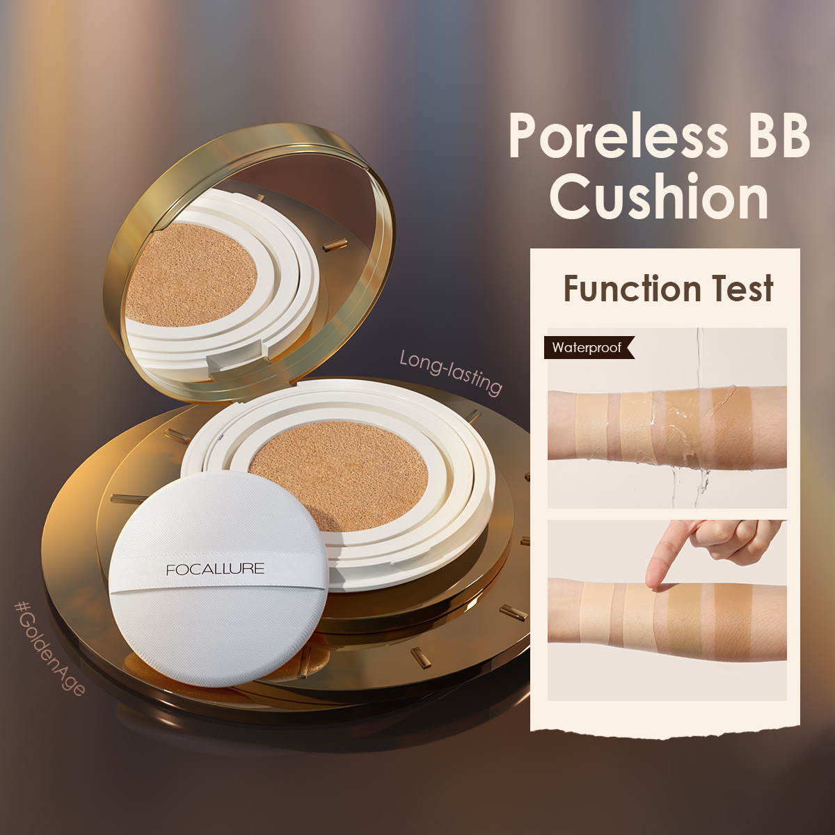 Best of FOCALLURE Poreless BB Air Cushion Whitening Foundation Base CC Cream Waterproof Brighten Matte Face Concealer Makeup Cosmetics Reviews & Tips