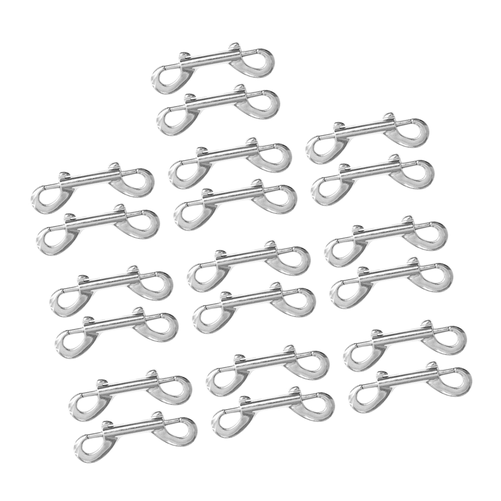 20PC Double Ended  Hook Clip Snap Hook Long  Snap Clip Heavy Duty