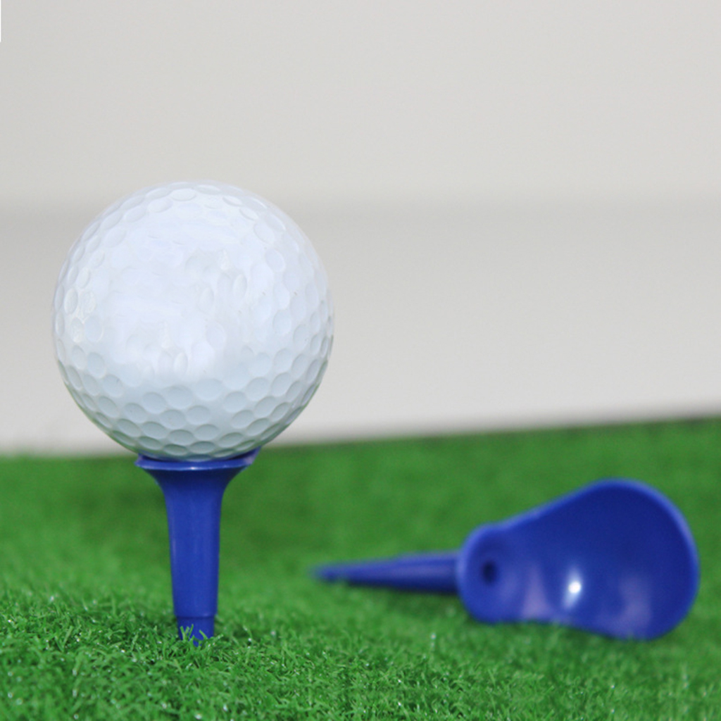 10pcs Golf Tees Professional Plastic Golf Tees Golfing Tees Blue Color 82mm Tall Golf Tees Replacements Training Aids