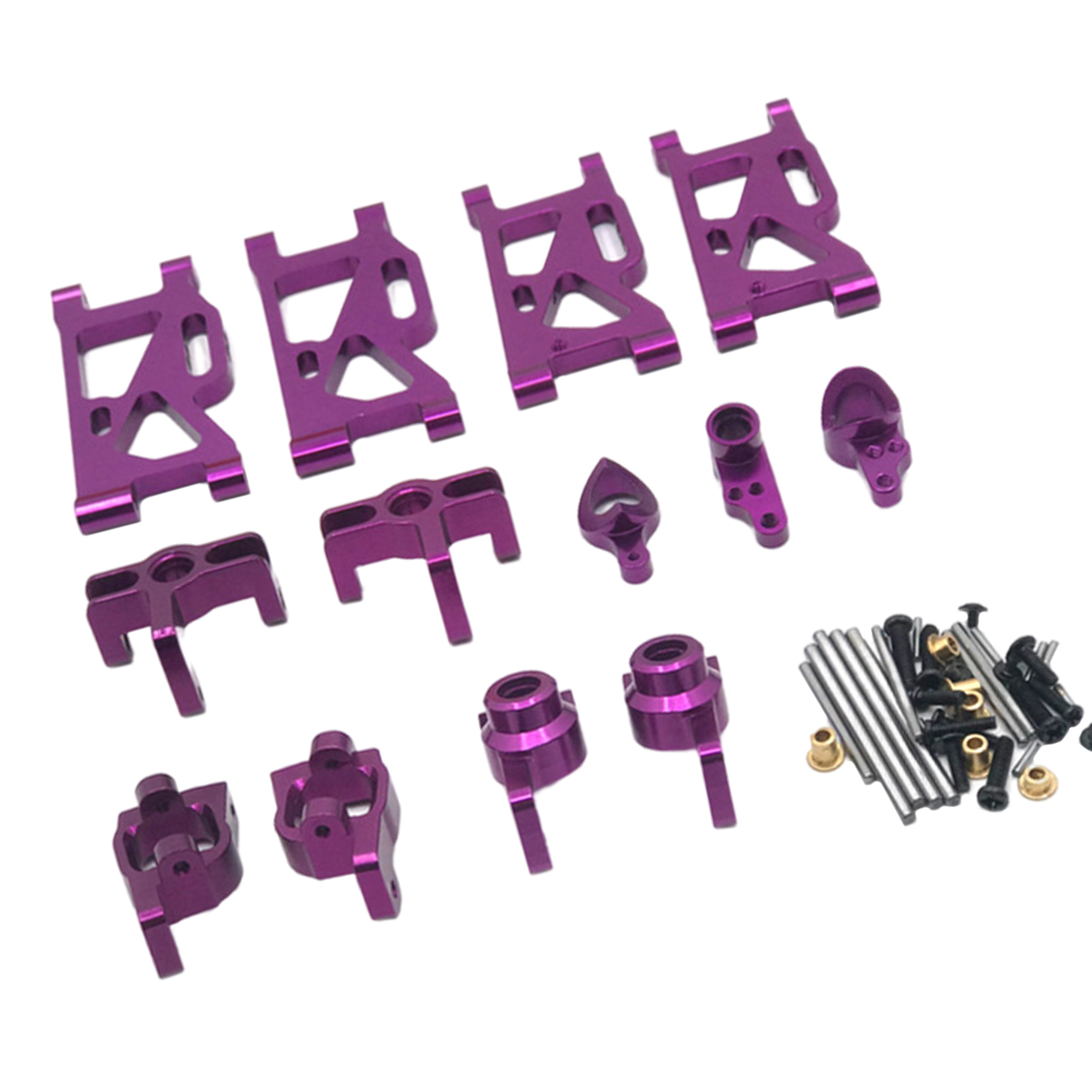 Metal RC Car Steering Kit Steering Knuckles for WLtoys 1/14 1/12 RC Buggy Truck Car Hobby Model Replacement Parts