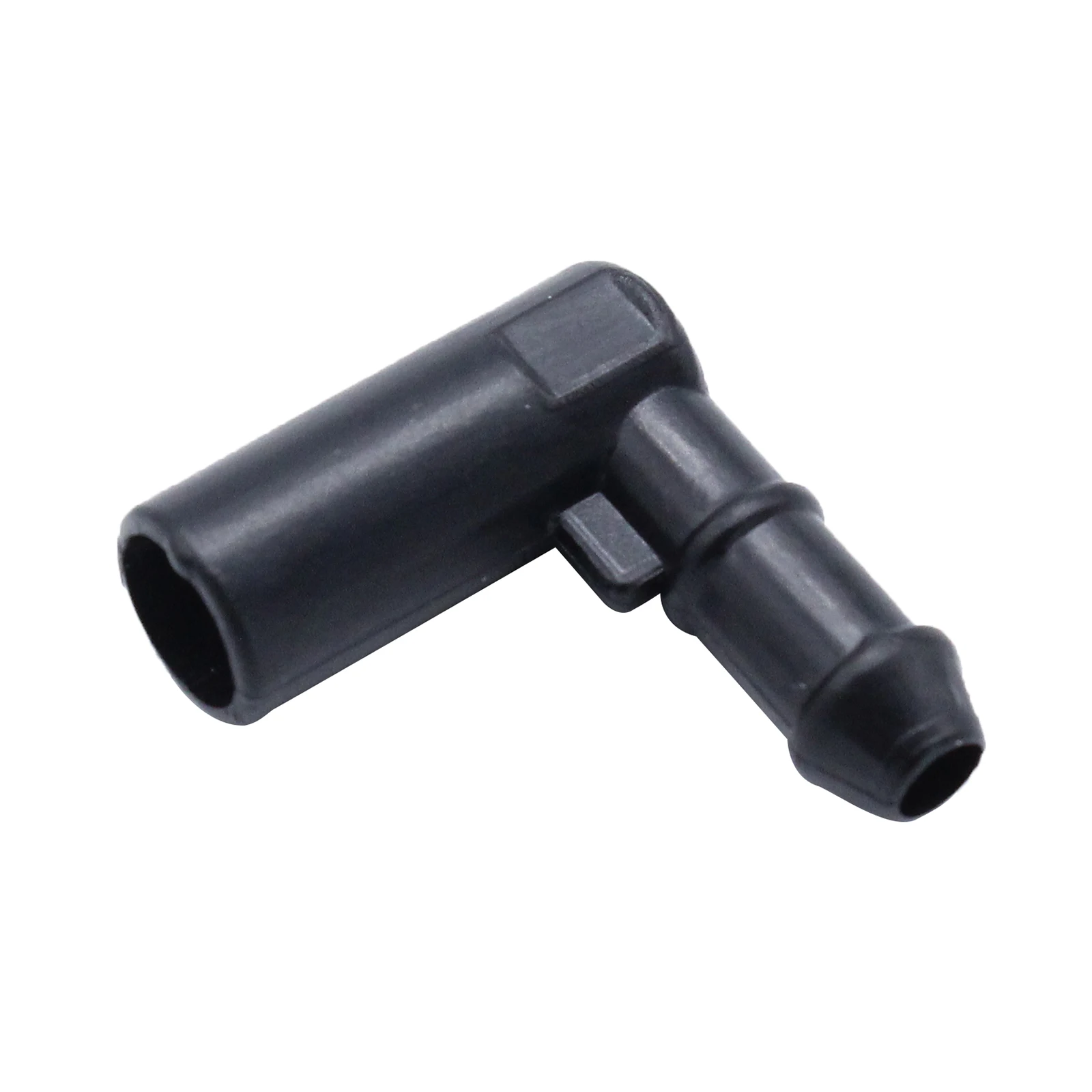 Plastic 90 Degree Windscreen Washer Hose Connector Fit for Zafira B H Auto Accessories Black