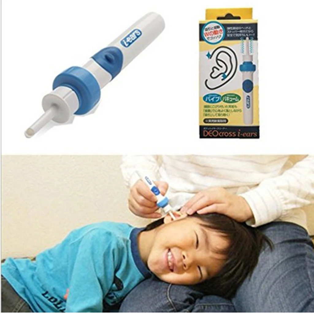Electric Ear Vacuum Cleaner Wax Dirt Fluid Remover Painless Safe