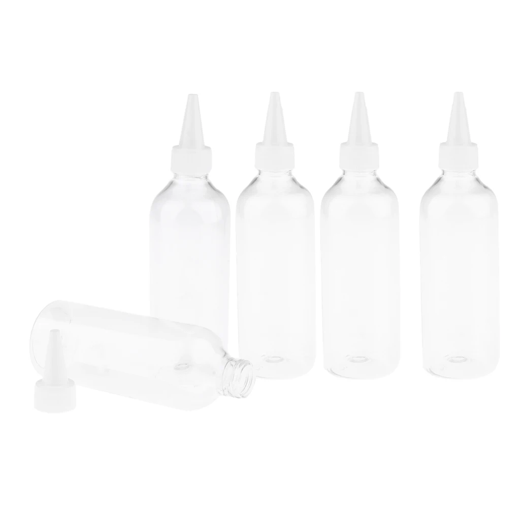 5X 250ml Refillable Cosmetics Jar Cannings Empty Sub Bottles Vials Travel