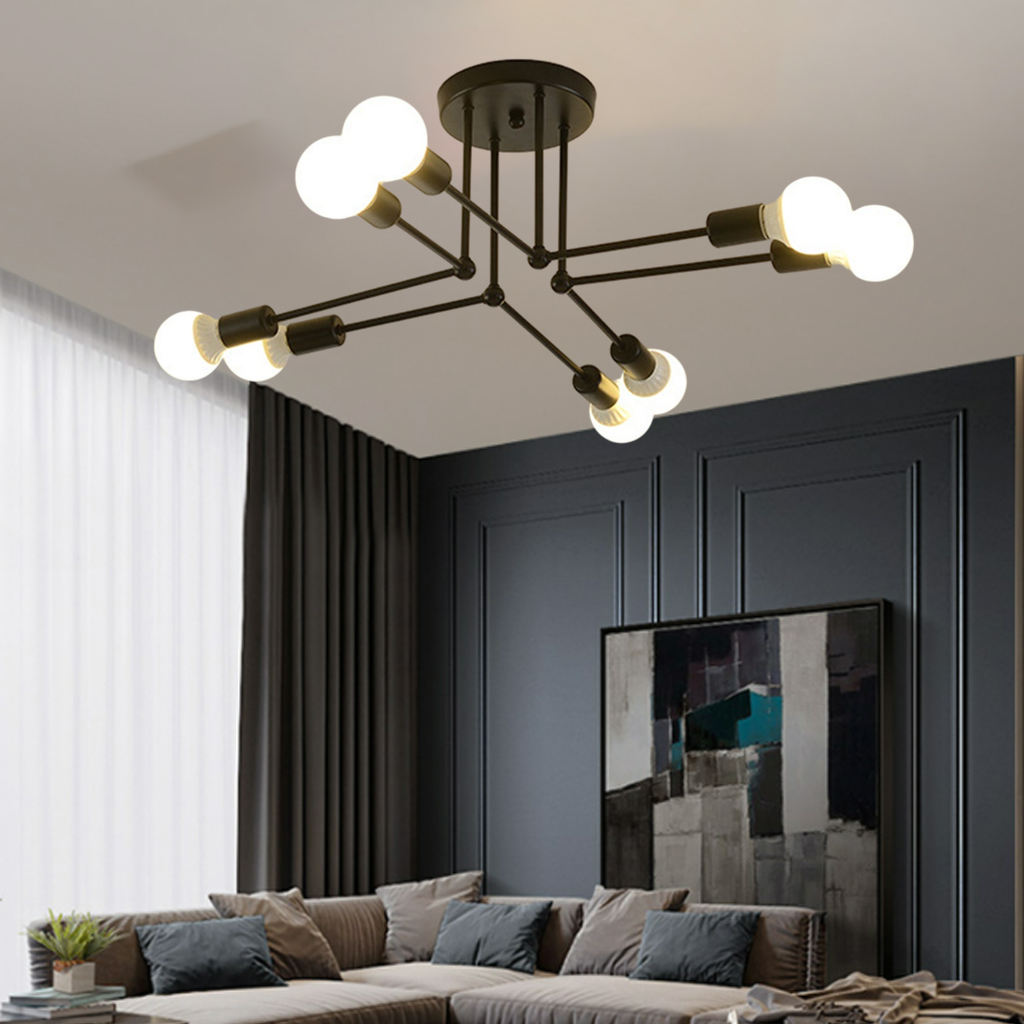 Modern Ceiling Lamp Home Laundry Living Room Hall Lights (Not Included Bulb)