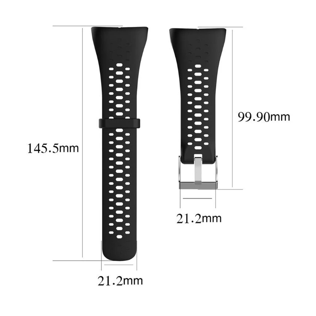 Silicone Replacement Band Strap Wristband fo Polar   / M430 GPS Watch