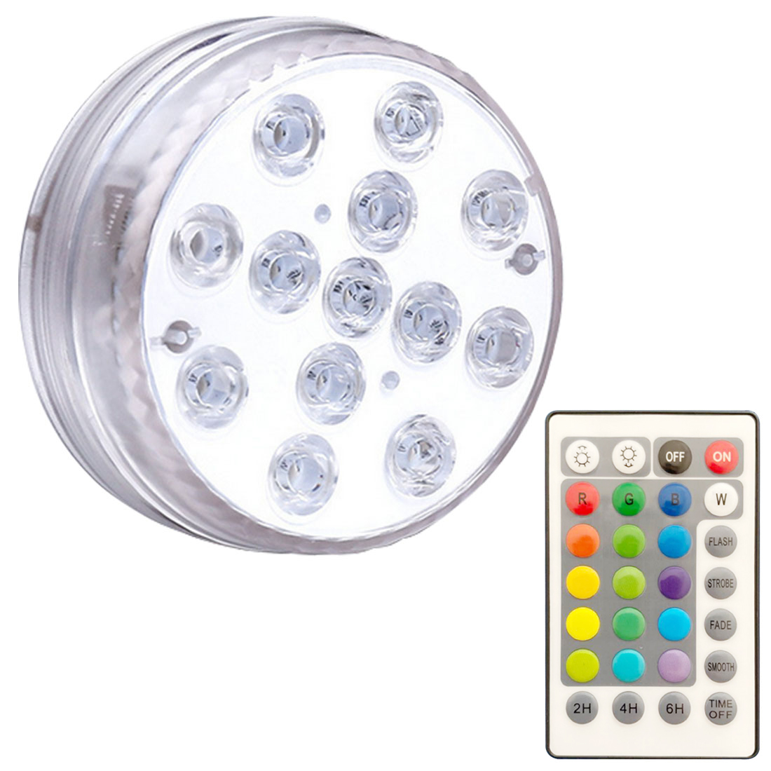 Subaquática para Tanque de Peixes Led à Prova Dwaterproof Água Bateria Operado Multi Cor Submersível Led Luz Lagoa Piscina Festa Casamento 12 14 High Quality Luzes e Iluminação