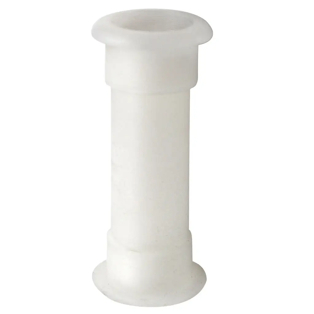 1 Piece Boat 3/4 Inch Thru Hull White Plastic Drain Tube Up To 2 1/2  Drain Tubes For Boat Transom
