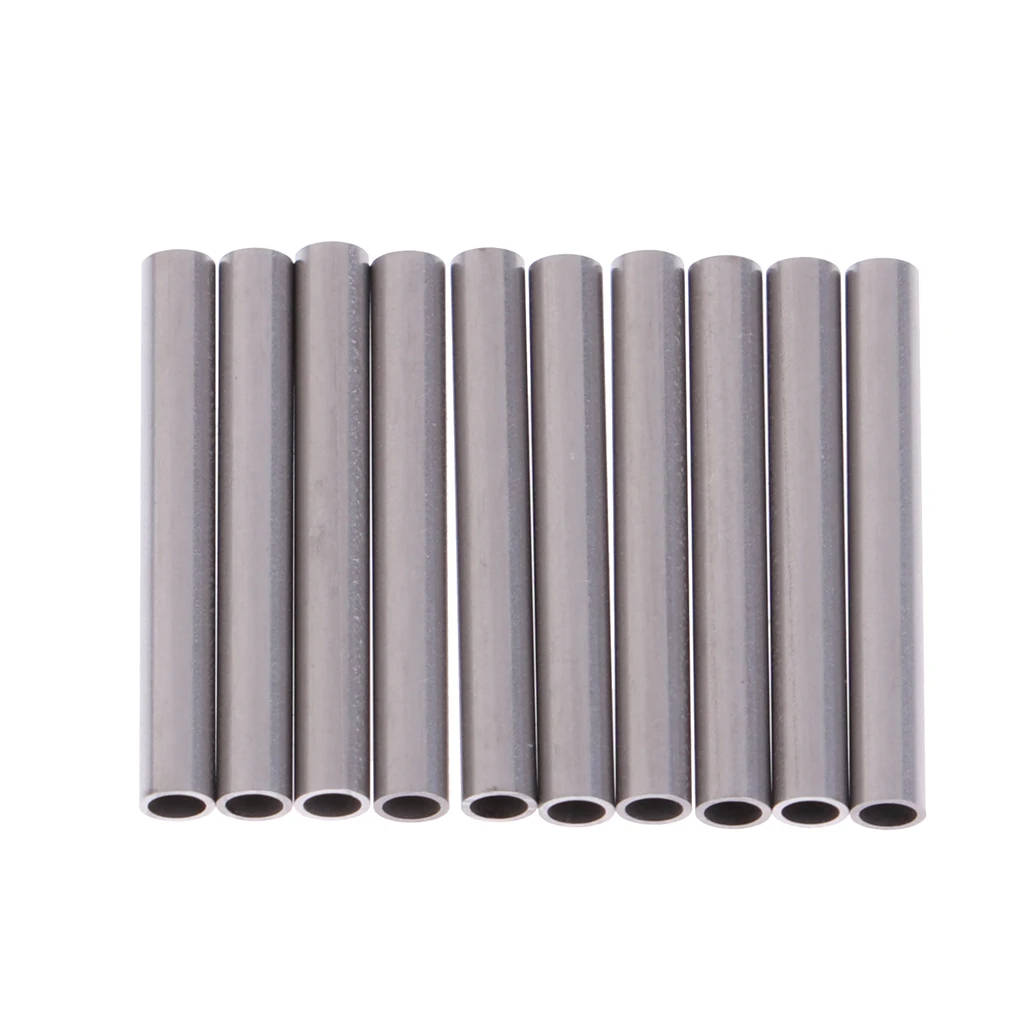 10 Pieces Silver Stainless Steel Tubes  Tube Accessories 20mm 26mm