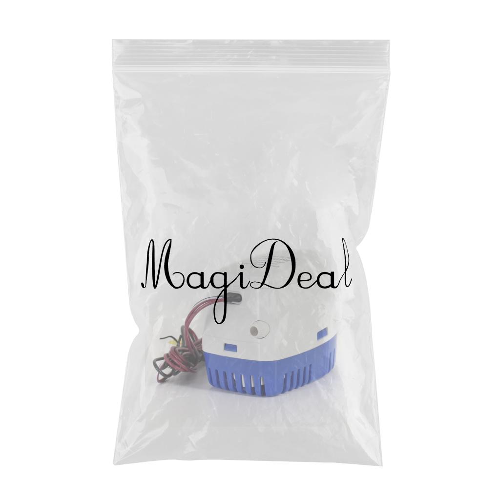 Automatic Submersible Bilge Pump 24 Volt 750 GPH Marine Accessories White + Blue