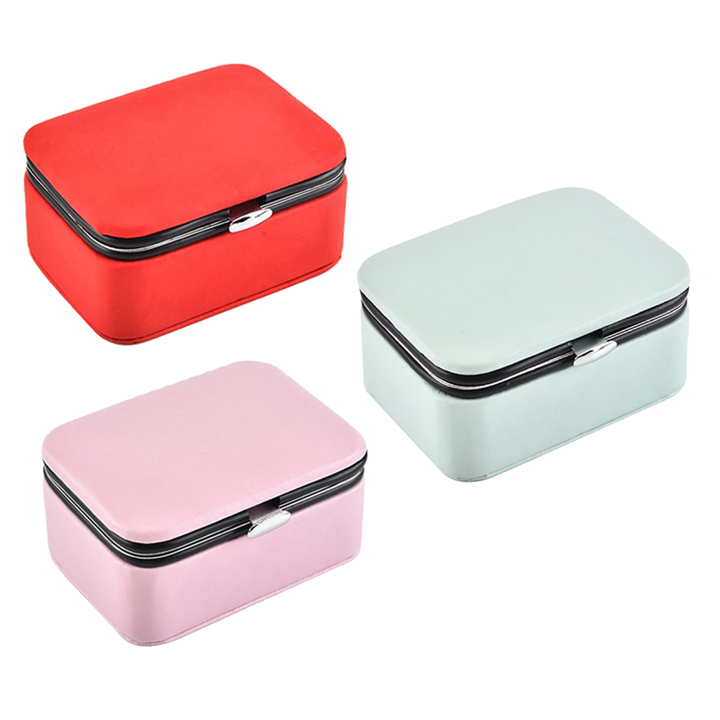 Korean Style Portable Display Jewelry Box For Rings Earrings