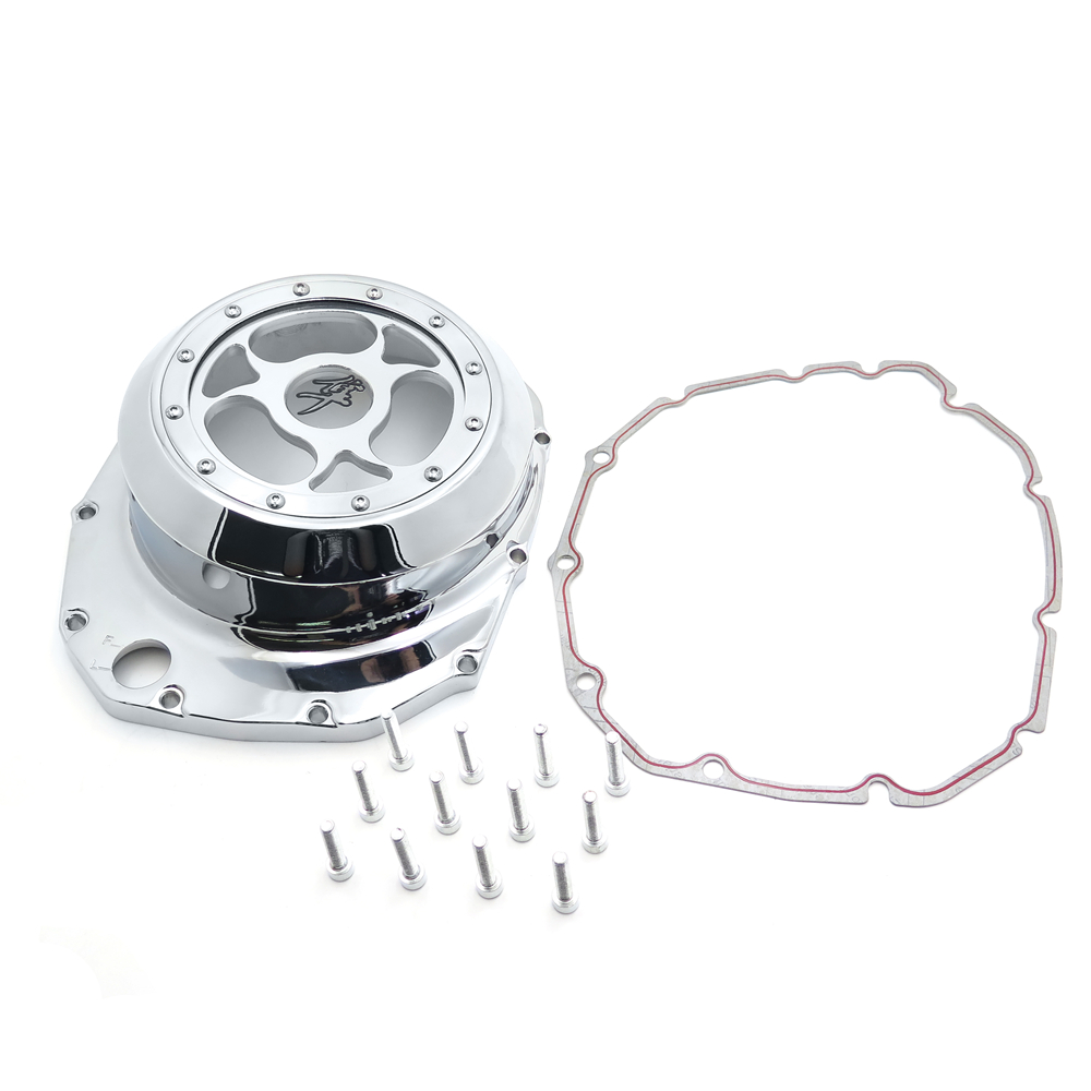 Aftermarket Free Shipping Motorcycle Parts See Through Engine Clutch Cover For Suzuki GSX1300R Hayabusa B-king 1999-2019 Black