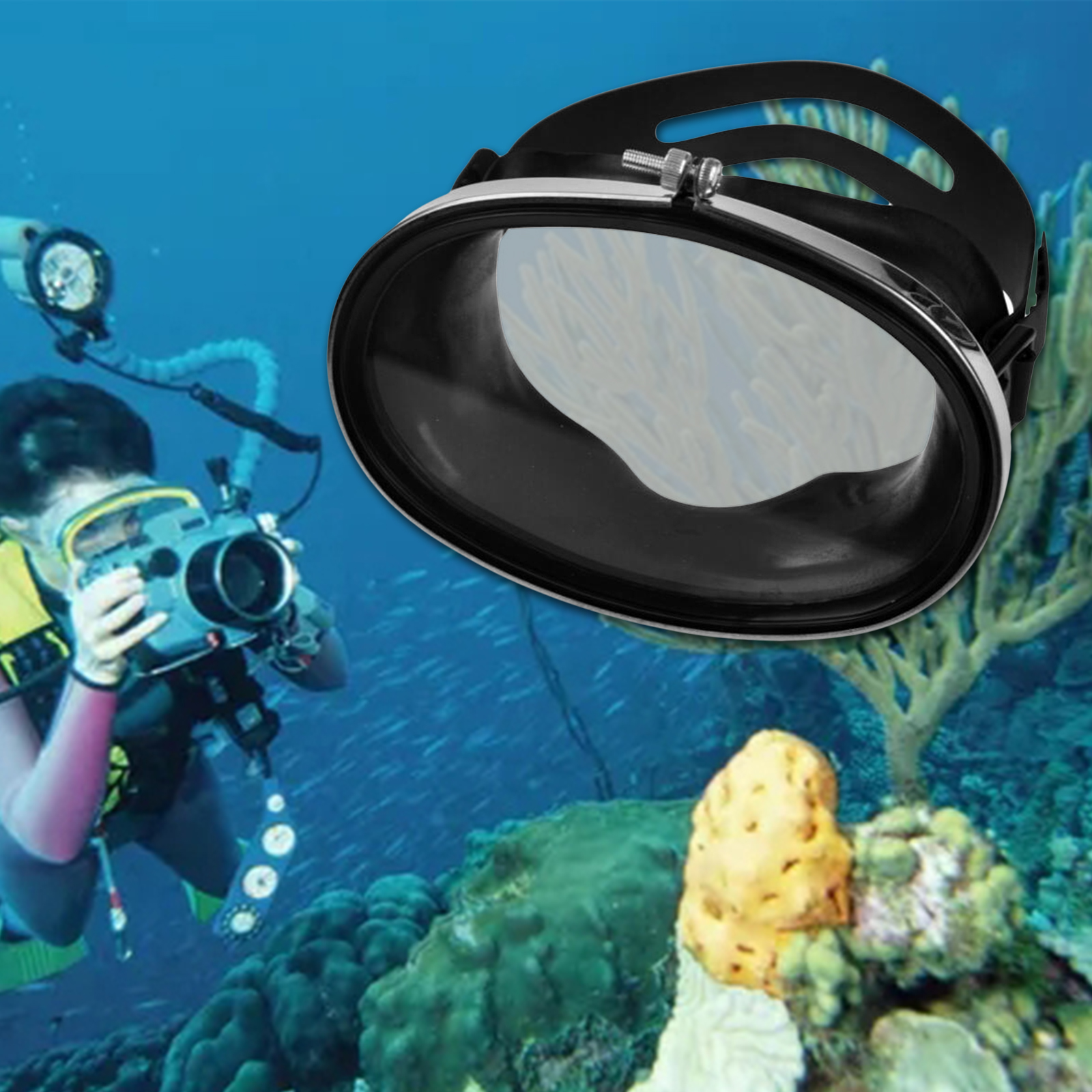 Diving Mask Leakproof Anti-Fog Wide View Snorkeling Glasses Goggles Eyewear