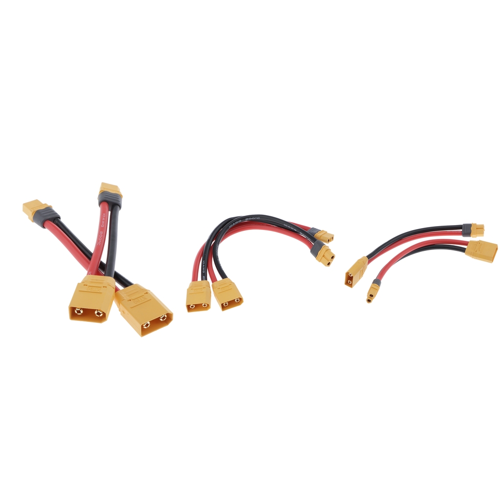 Pack of 2 Adapter Cables Adapter XT60 to XT90 Plug Socket Lipo Lithium RC