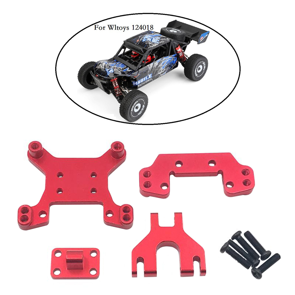 Metal Front& Rear Shock Tower Set for WL 1:12 124018 Remote Control Car Part