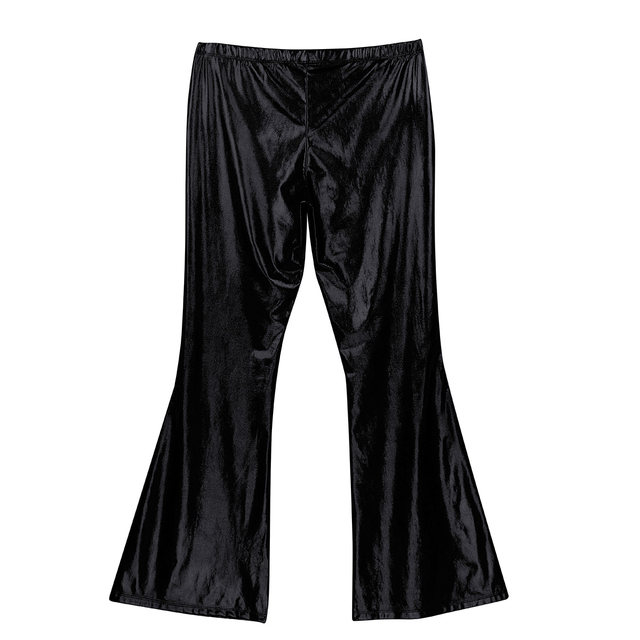 Pantalon Brillant Métallisé Homme - Pantalon Disco Paillettes Années 70 80 Festival Rave