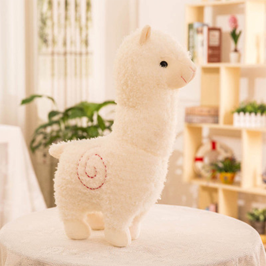 Animal Llama Alpaca Plush Toy Doll Kawaii Cushion Decoration Comfortable Pillow Stuffed for Bedroom