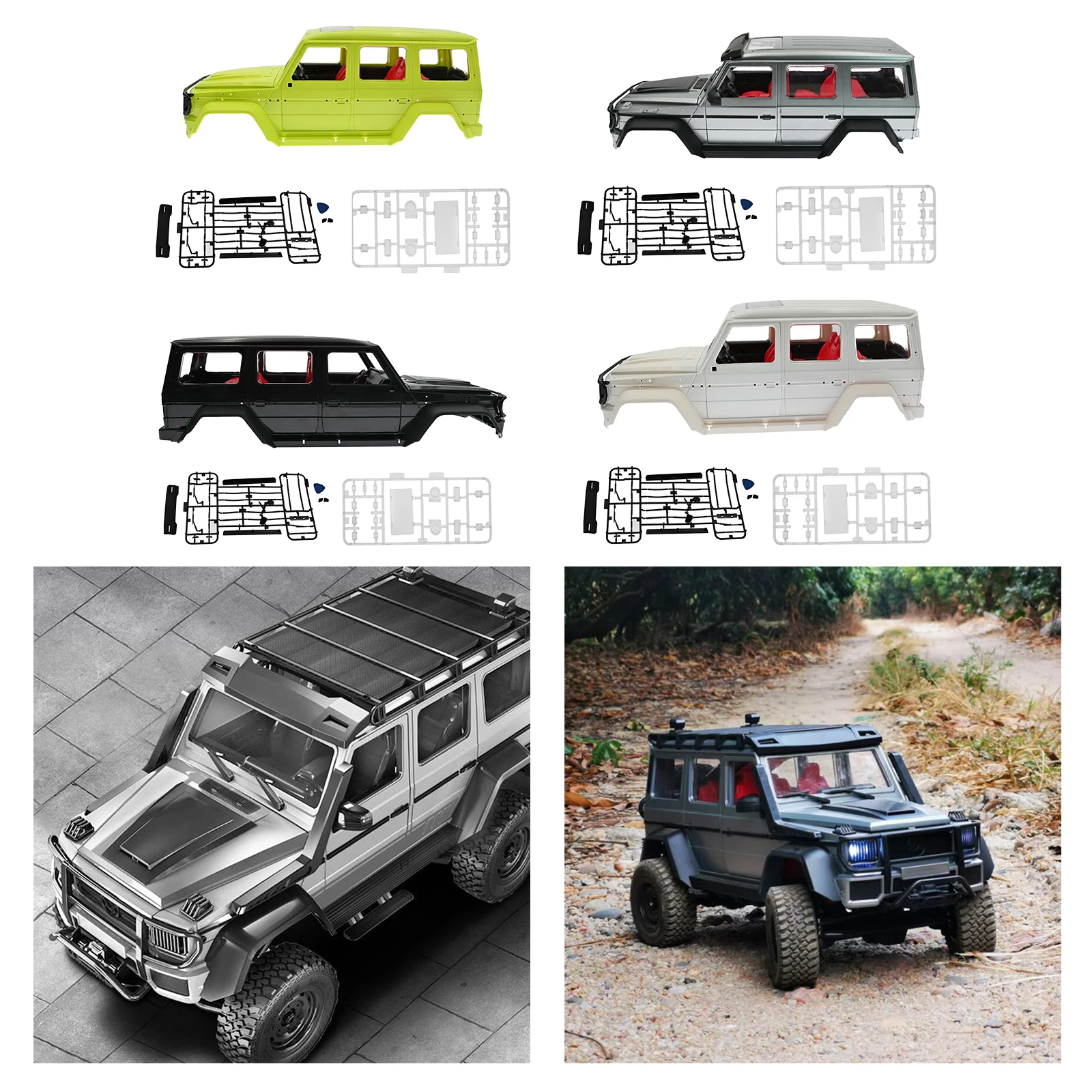 Plastic Body Shell fit for MN86 MN86S MN86KS G500 4WD RC Buggy Truck Car