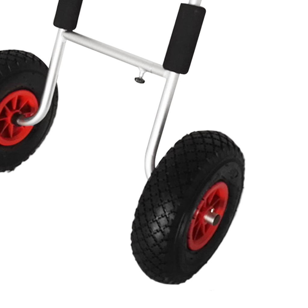 Heavy Duty Kayak Cart for Sit-On-Top Kayaks - High Performance Aluminum Trailer Tote Trolley for Canoe Rowing Boat Transport