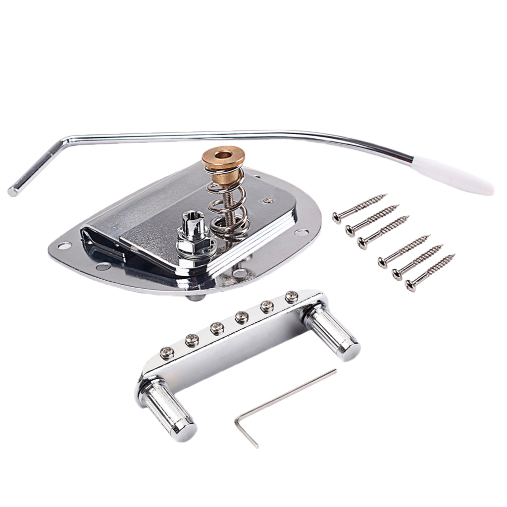 Guitar Tremolo Bridge Tailpiece w/Whammy Bar Set for  Guitar
