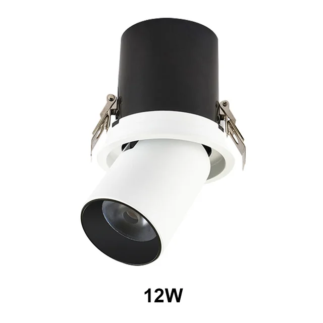 10PCS Spot LED Encastrable Plafond Embedded Downlight Spot light 7W 12W 18W  30W Cob CREE Cut Hole 55MM/65MM/75MM/95MM - AliExpress