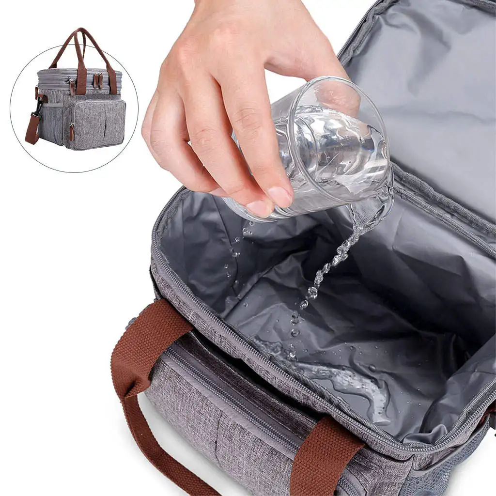 Insulated for Men Women Heavy Duty with Adjustable Shoulder Strap