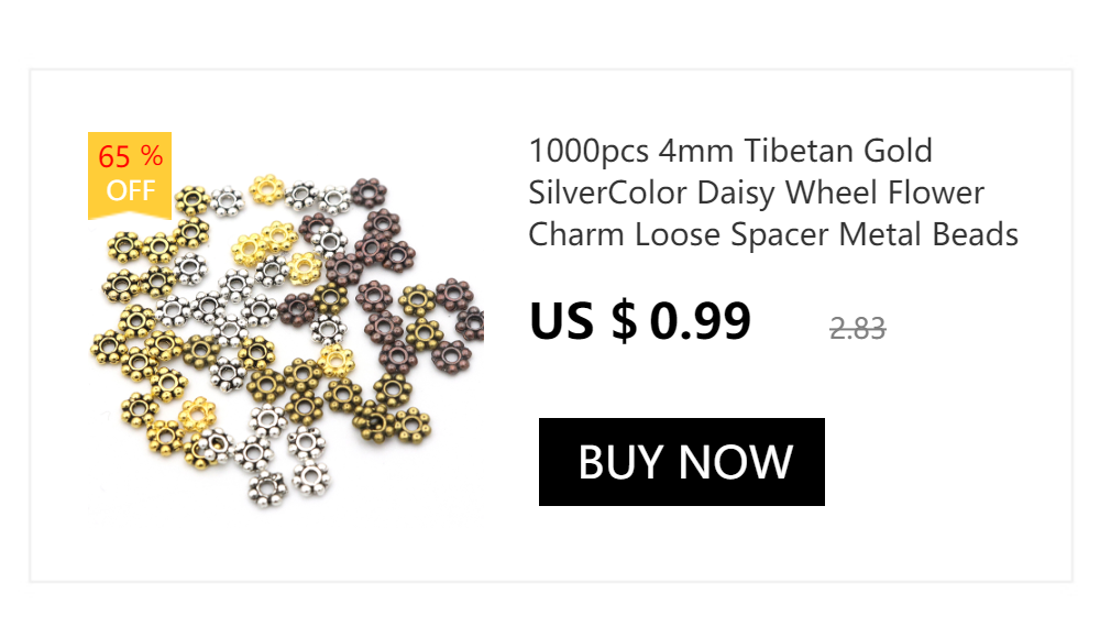 50PCS Tibaten Silber Runde Lose Dichtung Metall Spacer Perlen Für Schmuck Machen Diy Armband Halskette Zubehör Finden Großhandel – Detail 12