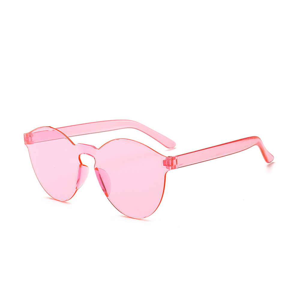 MUSELIFE Einteilige rahmenlose Sonnenbrille Damen Großhandel Mode Farbsonnenbrille Bonbonfarbene Brille Top Trendige Brillen – Detail 21