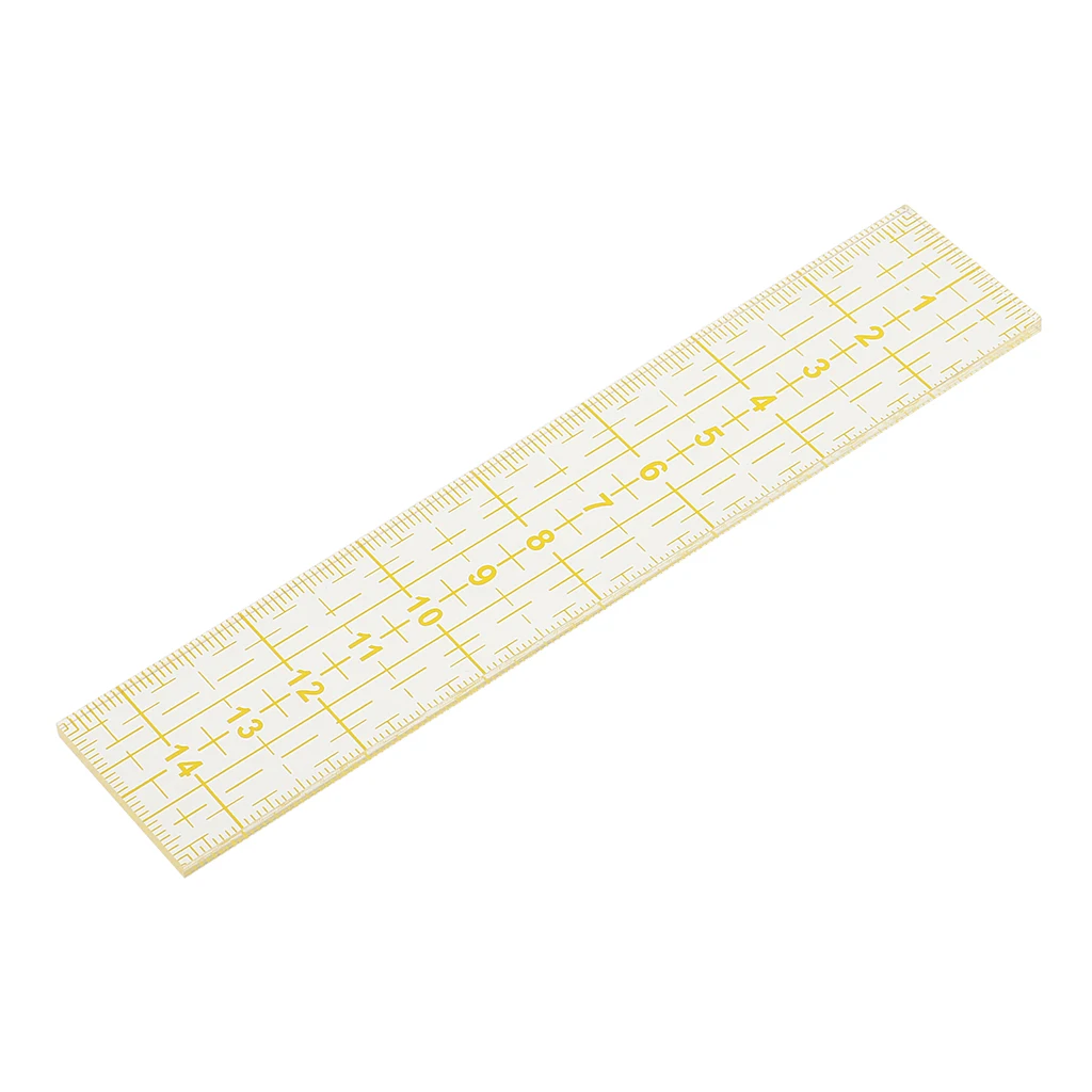 Rectangle Shape Acrylic Quilting Templates Patchwork Sewing Ruler Tool 15cm