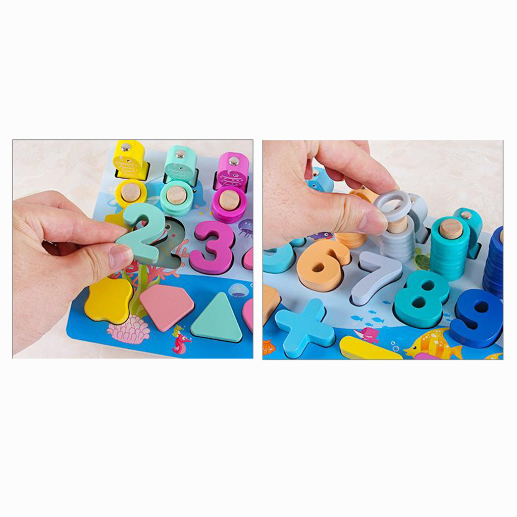 Montessori Toys Early Educational Toys Math Learning Toy Fishing Game Toys